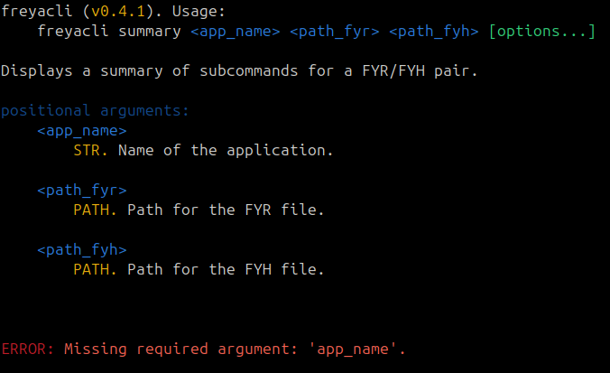 freyacli Project