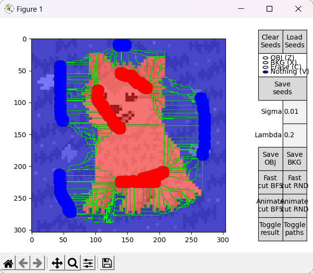 interactive-graph-cut-segmentation Project